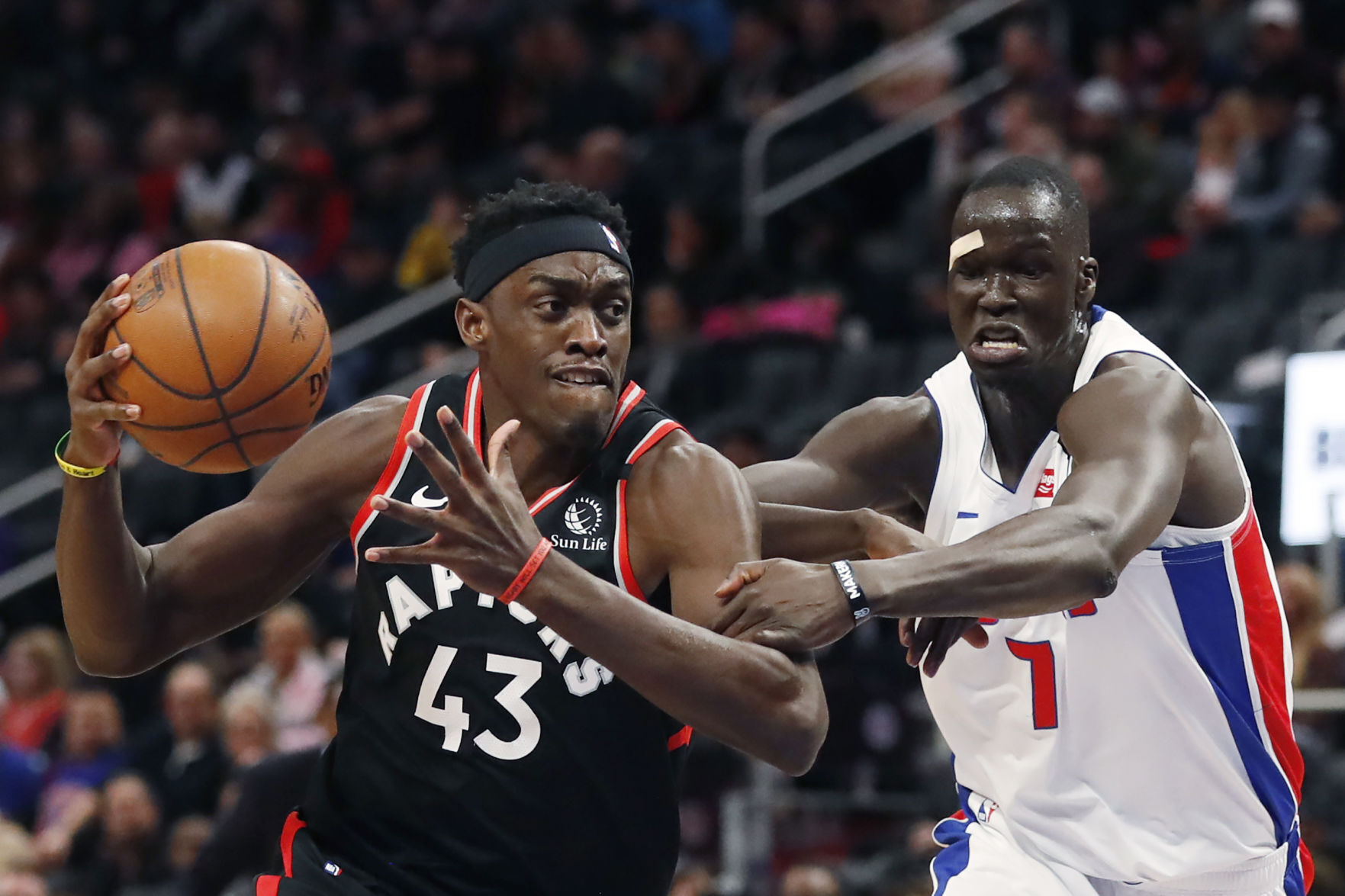 APTOPIX Raptors Pistons Basketball